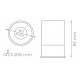 Foco Downlight LED COB fijo Redondo Negro Ø60mm 5w Konic